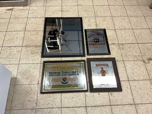 Decoratie spiegel (4x) - afbeelding 1 van  7
