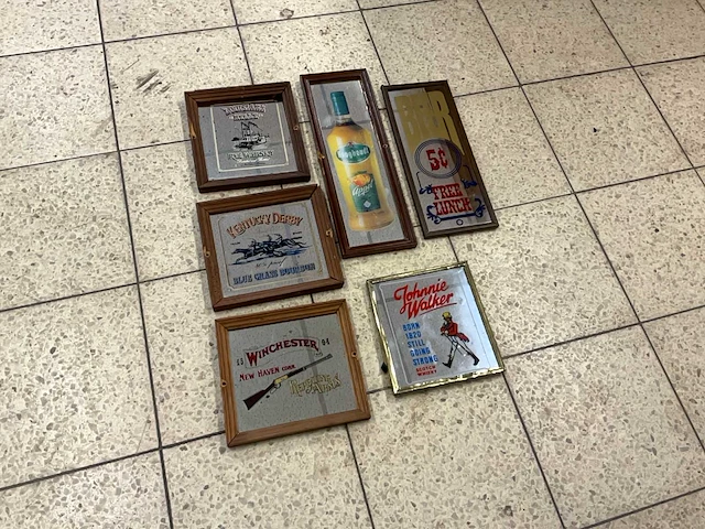 Decoratie spiegel (6x) - afbeelding 1 van  5