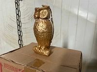 Decoratie uil goud (180x) - afbeelding 1 van  5