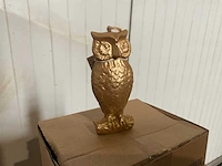 Decoratie uil goud (180x) - afbeelding 3 van  5
