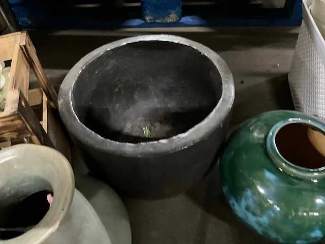 Decoratie vazen met kunstbloemen - afbeelding 6 van  9