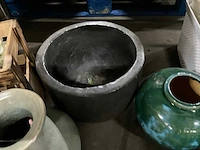 Decoratie vazen met kunstbloemen - afbeelding 6 van  9