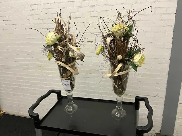 Decoratie zuilen (2x) - afbeelding 2 van  4