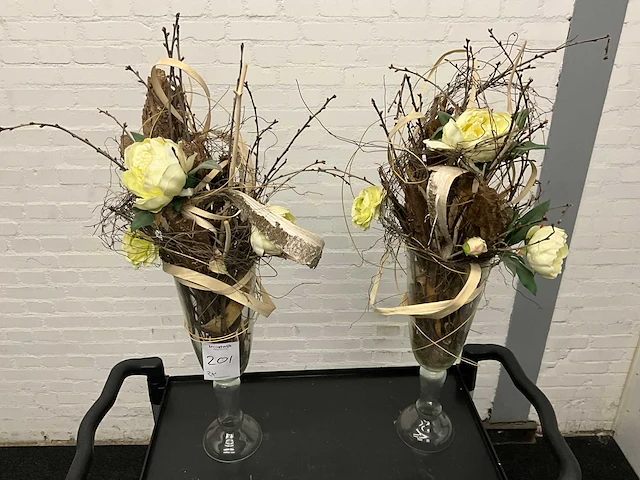 Decoratie zuilen (2x) - afbeelding 3 van  4