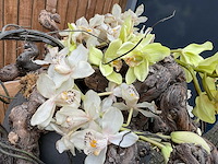 Decoratiebloempot op loden zuil (2x) - afbeelding 6 van  7