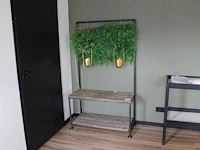 Decoratief bankje met onderplateau. afmeting 98 x 43 x 170 cm. - afbeelding 1 van  3