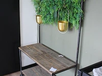 Decoratief bankje met onderplateau. afmeting 98 x 43 x 170 cm. - afbeelding 3 van  3