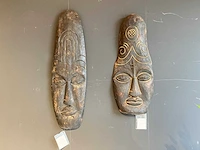 Decoratief masker indonesië (2x) - afbeelding 1 van  3