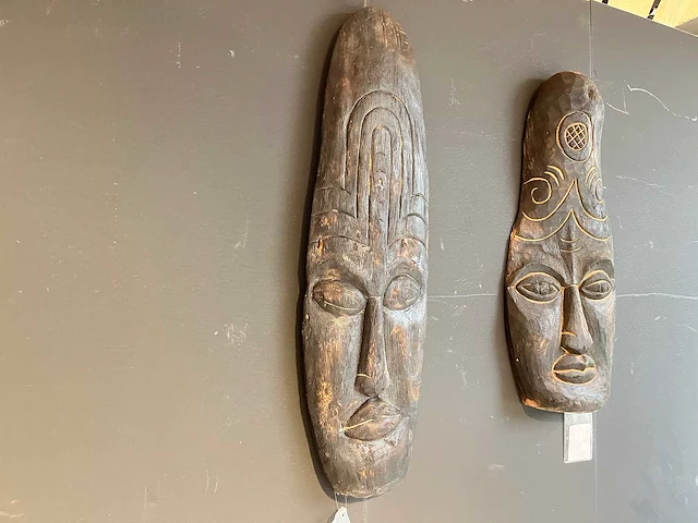 Decoratief masker indonesië (2x) - afbeelding 2 van  3