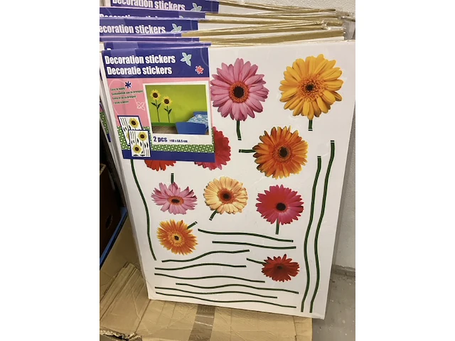 Decoratiesticker dahlias - afbeelding 2 van  5