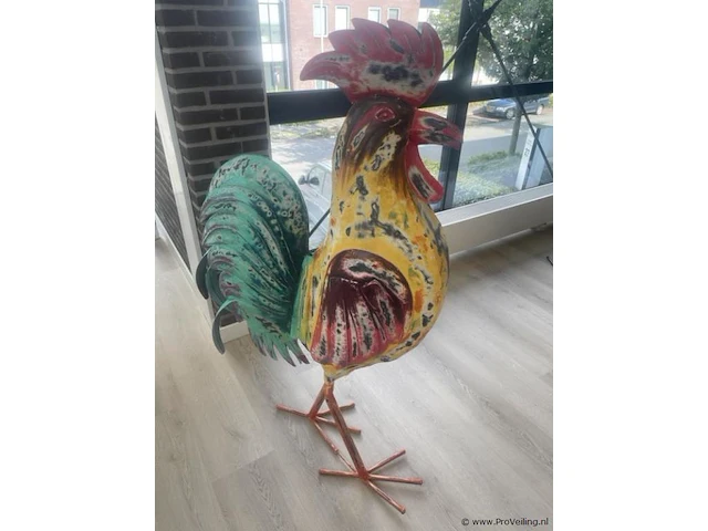 Decoratieve haan - 80x30x140cm - afbeelding 1 van  2