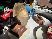 Decoratieve his masters voice grammofoon - afbeelding 3 van  5