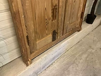 Decoratieve houten scheidingswand "deur" - afbeelding 2 van  10