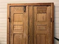 Decoratieve houten scheidingswand "deur" - afbeelding 4 van  10