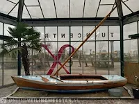 Decoratieve houten zeilboot - afbeelding 5 van  12
