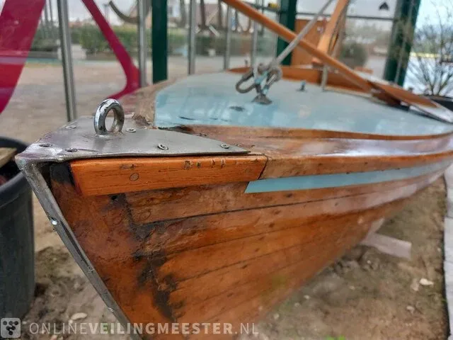 Decoratieve houten zeilboot - afbeelding 8 van  12