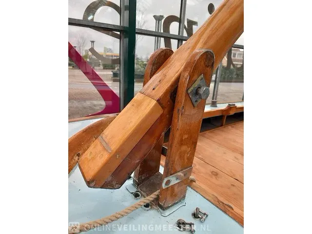 Decoratieve houten zeilboot - afbeelding 10 van  12