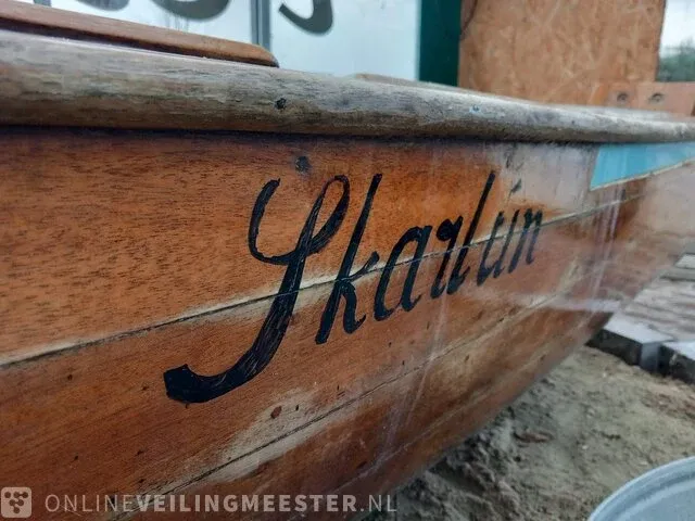 Decoratieve houten zeilboot - afbeelding 12 van  12