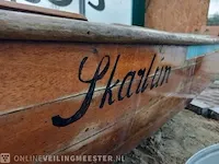 Decoratieve houten zeilboot - afbeelding 12 van  12