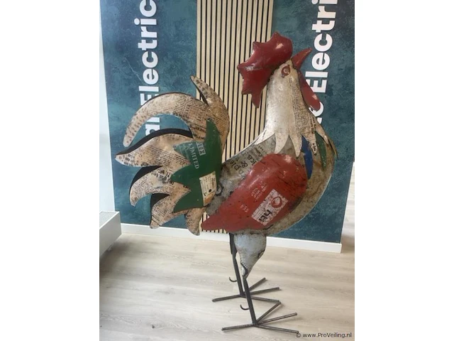 Decoratieve kip - 130x40x180cm - afbeelding 1 van  3