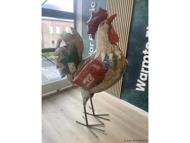 Decoratieve kip - 130x40x180cm - afbeelding 3 van  3
