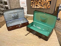 Decoratieve oude koffer (2x) - afbeelding 4 van  6