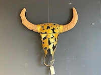 Decoratieve schedel met hoorns - afbeelding 1 van  4