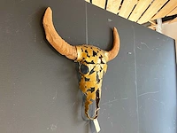 Decoratieve schedel met hoorns - afbeelding 2 van  4