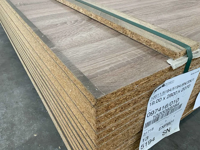 Decoratieve spaanplaat 2800x2070x19mm (13x) - afbeelding 3 van  8