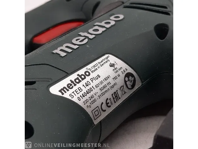 Decoupeerzaag metabo, ste 140b 140 plus, bouwjaar 2016 - afbeelding 7 van  9