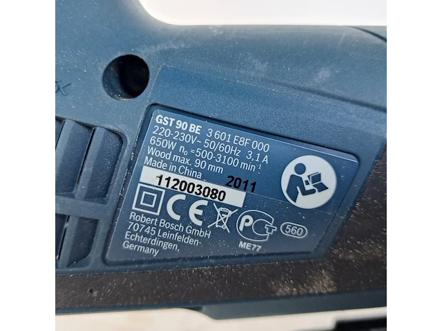 Decoupeerzaagmachine - 230v, bosch, gst 90 be, 2012 - afbeelding 4 van  5