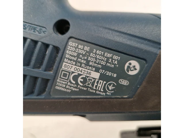 Decoupeerzaagmachine - 230v, bosch, gst 90 be, 2018 - afbeelding 6 van  8