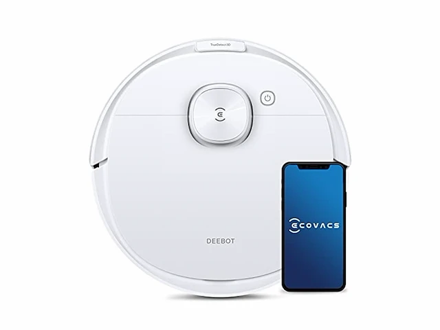 Deebot n8 pro robotstofzuiger met wisfunctie 2600pa laserfunctie wit - afbeelding 4 van  6