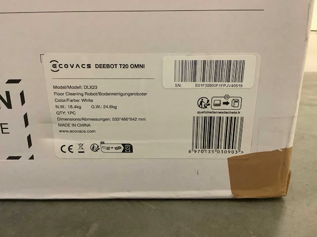 Deebot t20 omni robot zuiger - afbeelding 9 van  9