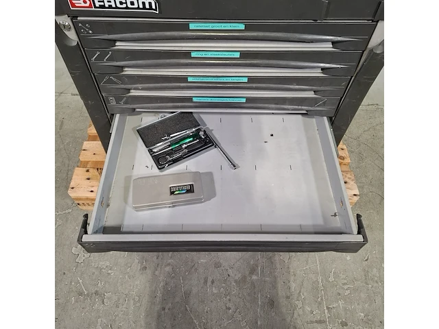 Deels gevulde gereedschapswagen (zonder wielen), facom, jet xl - afbeelding 10 van  12