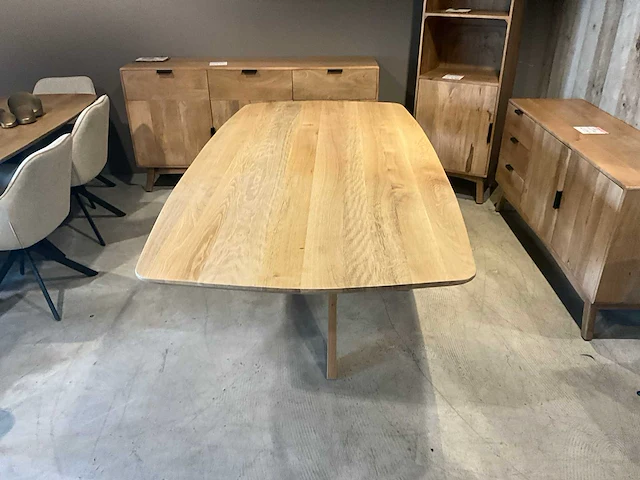 Deens ovaal eetkamertafel (2x) - afbeelding 2 van  8