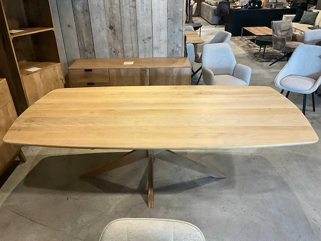 Deens ovaal eetkamertafel (2x) - afbeelding 4 van  8