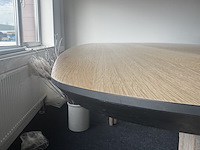 Deens ovaal tafelblad eiken , 220x100 cm - afbeelding 3 van  4