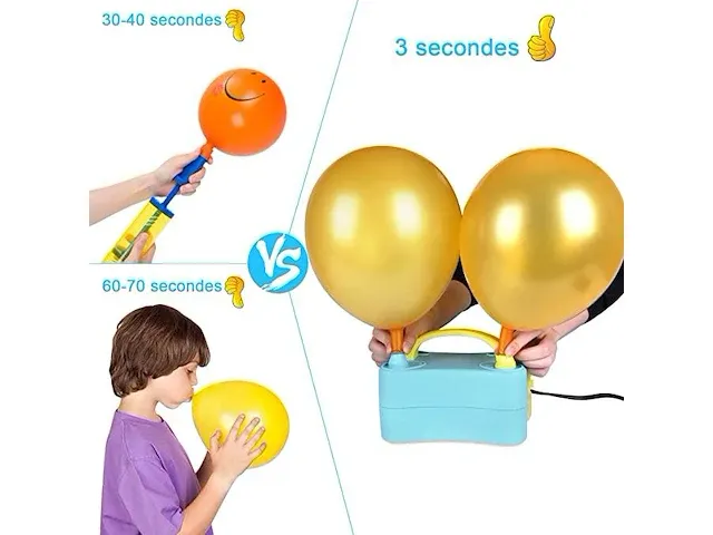 Deeplee elektrische luchtballonpomp - afbeelding 2 van  5