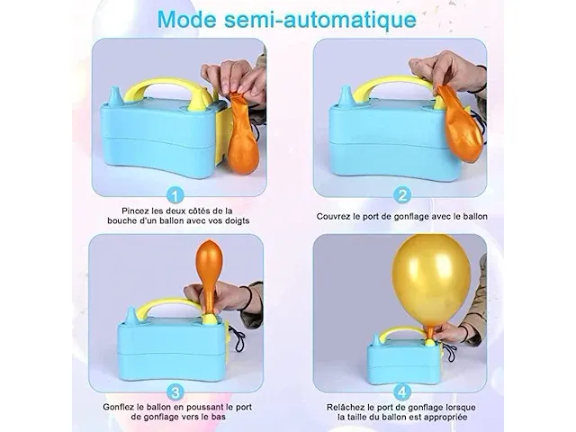 Deeplee elektrische luchtballonpomp - afbeelding 5 van  5