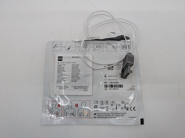 Defibrillator, medtronic, lifepak 500, 2005, incl. accessoires - afbeelding 4 van  16