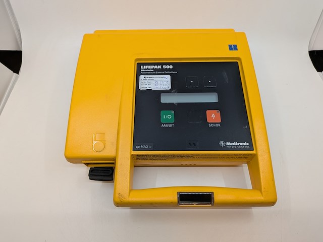 Defibrillator, medtronic, lifepak 500, 2005, incl. accessoires - afbeelding 9 van  16