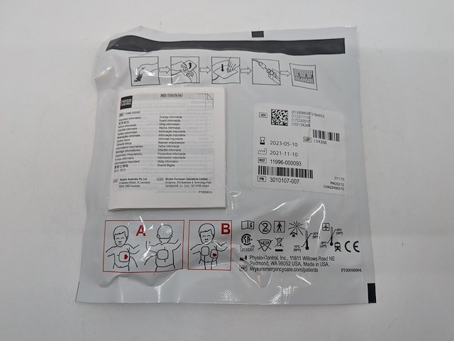 Defibrillator, medtronic, lifepak 500, 2005, incl. accessoires - afbeelding 16 van  16