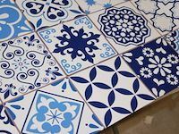 Deflsblauw e grote place mat 1x - afbeelding 5 van  5