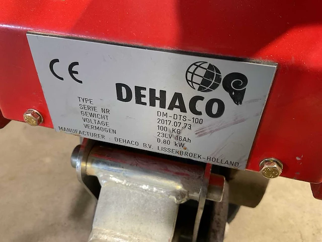 Dehaco dm-dts-100 tapijtstripper - afbeelding 6 van  6