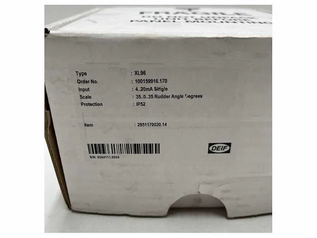Deif xl96 rudder angle indicator display 35-0-35 - afbeelding 4 van  5