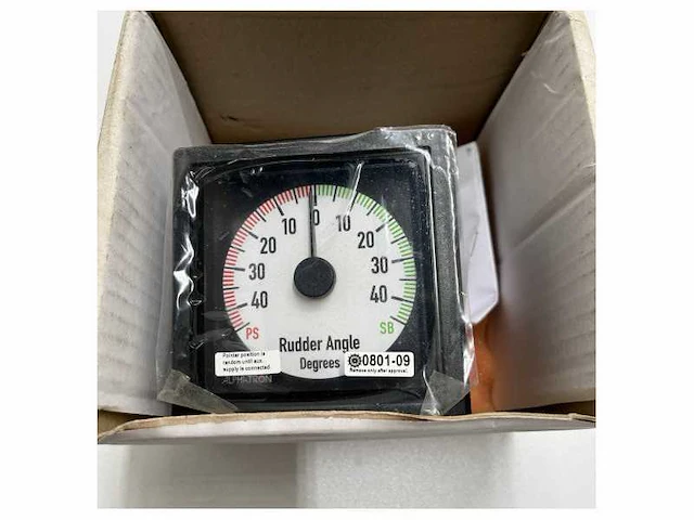Deif xl96 rudder angle indicator white 35-0-35 - afbeelding 1 van  5