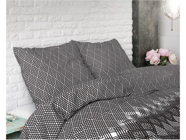 Dekbed overtrek authentic cheng antraciet 240x200cm - afbeelding 2 van  5