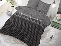 Dekbed overtrek authentic cheng antraciet 240x200cm - afbeelding 5 van  5