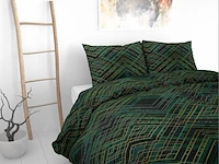 Dekbed overtrek authentic triangle groen 240x200cm - afbeelding 5 van  5